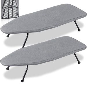 2 Pcs Metal Mesh Tabletop Ironing Board